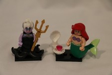 Lego Mini Figures Disney The Little Mermaid Ariel and Ursula Figures