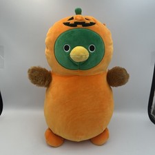 Squishmallows HugMees Avery Mallard Duck Pumpkin Costume Halloween Plush 15"