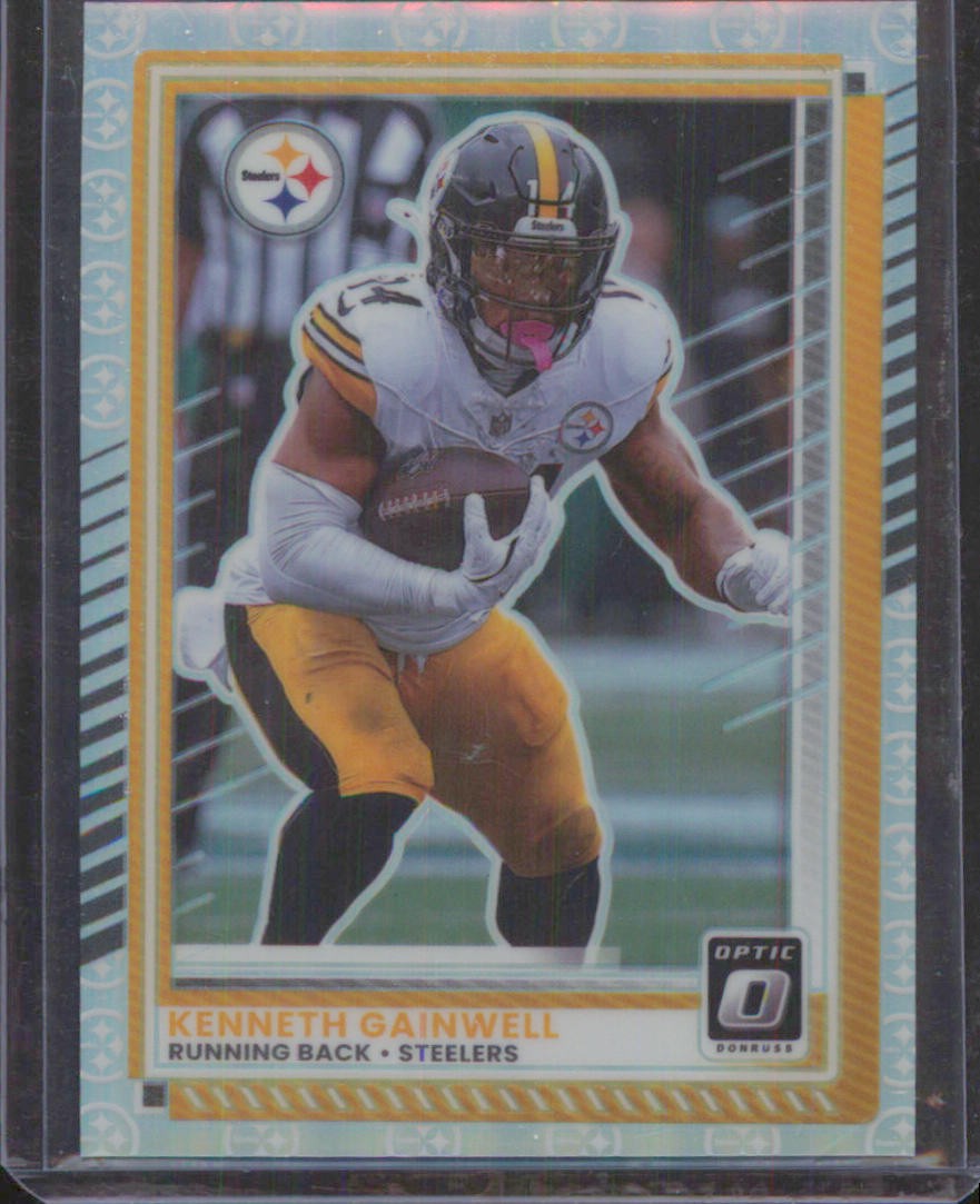 2025 Donruss Optic #97 Kenneth Gainwell Team Logo PRIZM SSP