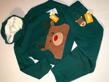 N8 NWT Size 8 GYMBOREE Reindeer Hoodie Hooded Sweatsuit Sweatshirt Sweatpants