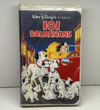 101 Dalmatians VHS Disney Video Tape Black Diamond Classics Movie VTG Clamshell