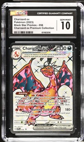 Charizard EX 056 Premium Collection Black Star Promos Pokemon CGC 10 Gem Mint