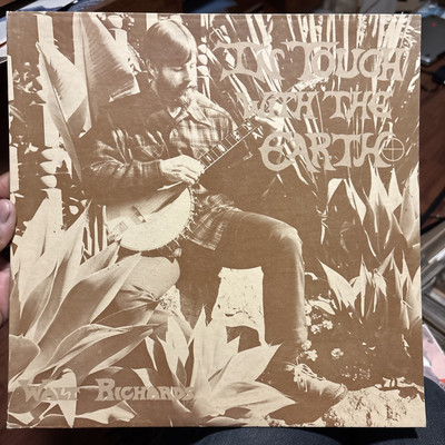 WALT RICHARDS IN TOUCH WITH THE EARTH VINYL LP ALBUM ATON MUSIC CO. THE OLD MAN