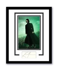 Matrix Keanu Reeves Autographed Signed 11x14 Framed Photo ACOA