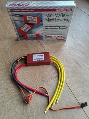 Kontronik Regler JIVE 100+ ULV,  100 A, 6-21 V, BEC, neu in Originalverpackung 