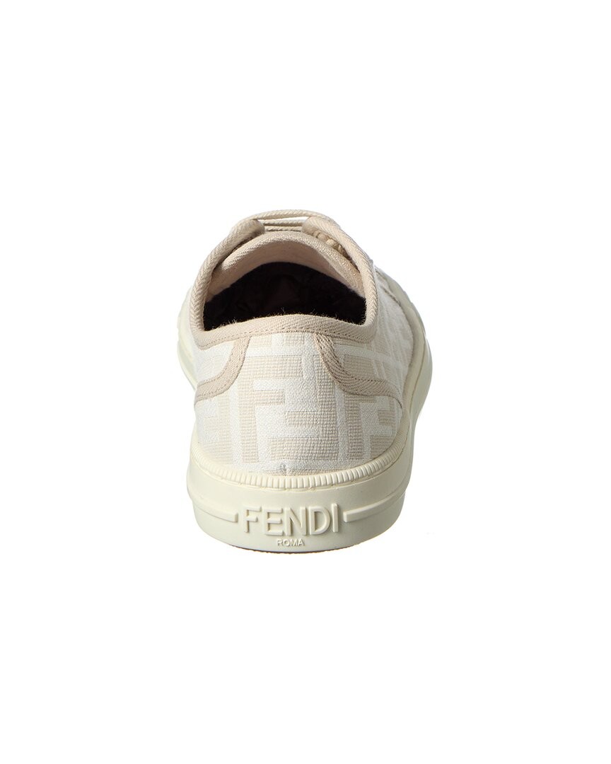 Fendi Domino Ff Jacquard Sneaker Women's White 38.5 thumbnail 3