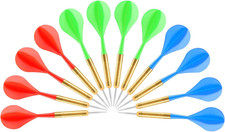 18 Pack Steel Tip Darts, 16 Grams Metal Tip Dart Set, Darts Metal Tip Set, Metal