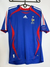 VINTAGE FRANCE Zinedine Zidane Jersey 2006 2008 National Football Team#10 072298