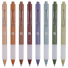 Gel Pens - Matte Finish, Smooth Writing, No Bleed - For Journaling, Earthy