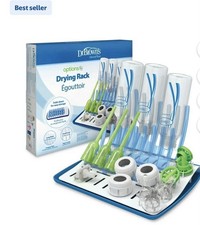 Dr. Brown  s Folding Drying Rack Infant/Baby Bottle Holder BPA Free  New