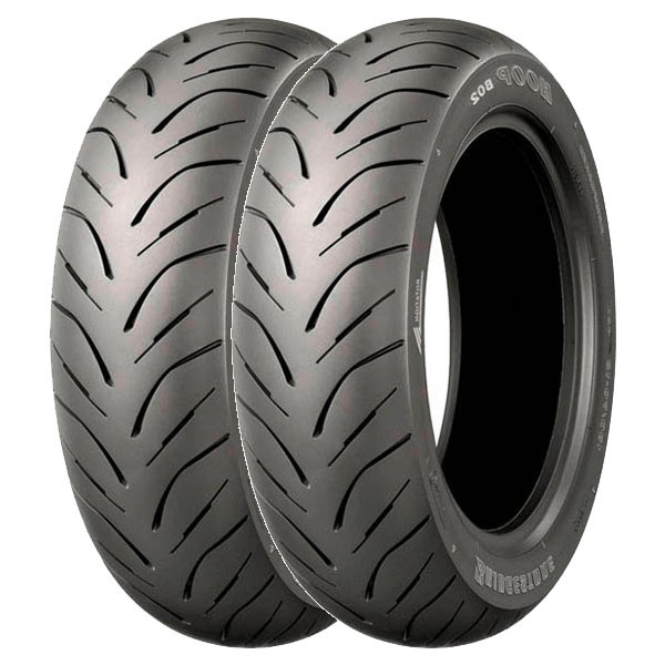SET DE PNEUS BRIDGESTONE 90/90-10 50J HOOP B01 DOT 2022 + 150/70-13 64S HOOP B02 - Image 15