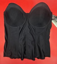 Dominique Women s Brianna Longline Strapless Bra 8980 Low Back Bridal Corset