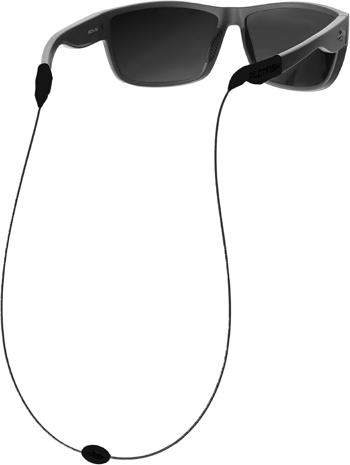 Comfortable Tactical Black Sunglasses Retainer - Perfect for Sports and Outdoors