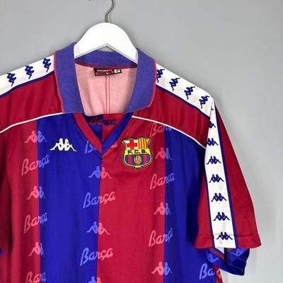 【激レア】バルセロナ 1992/1995 ヴィンテージ ユニフォーム カッパ BARCELONA 1992 1995 HOME FOOTBALL SHIRT SOCCER JERSEY KAPPA #10