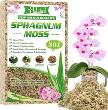 Halatool 3 oz Premium Sphagnum Moss for Indoor Plants, 4 qt 4 / 3