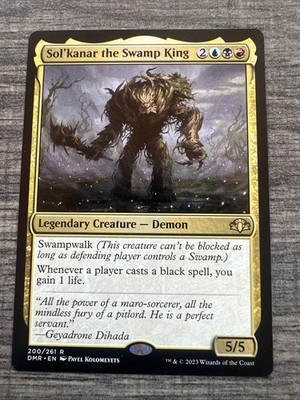 MTG Sol'kanar the Swamp King ** Dominaria Remastered ** English