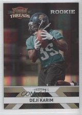 2010 Panini Threads Rookie Gold Century Proof /100 Deji Karim #224 Rookie RC