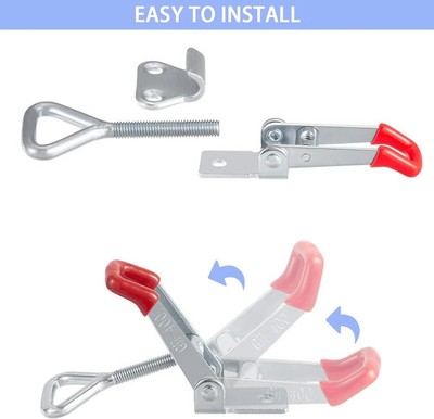 10/2pcs Adjustable Toggle Clamp Latch Heavy Duty Toggle Latches Holding Capacity