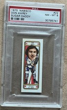 1975 Nabisco Sugar Daddy #22 Don Awrey POP 12 PSA 8