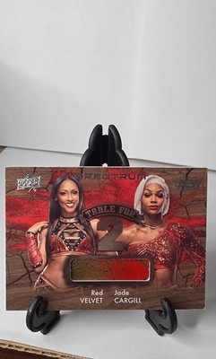 2021 Upper Deck AEW Spectrum - Table for 2 Jade Cargill, Red Velvet #T2-8 Relics