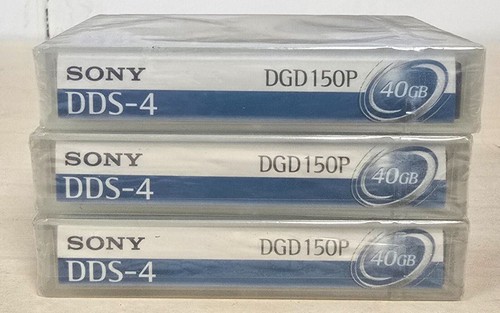 Sony DDS-4 Backup Tape 20/40Gb DGD150P x3 Ref00046 - 第 2/3 張圖片