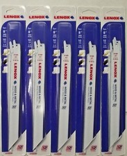 Lenox 8" x 10 TPI Reciprocating Saw Blades 5-5pks USA 20580810R_25pcs