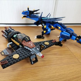 LEGO NINJAGO 70747 Boulder Blaster 2015 + 70652 Stormbringer 2018 Incomplete Lot