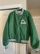 Vintage CHALK LINE Philadelphia EAGLES Jacket size mens L nfl satin football