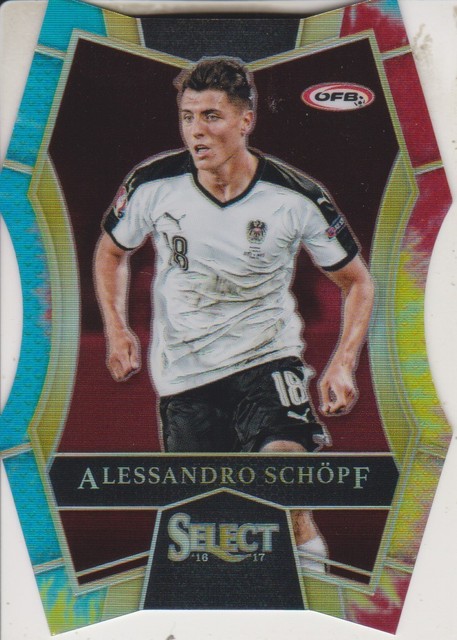 2016-17 Select Tie Dye Prizms Die Cut Alessandro Schöpf #10/30