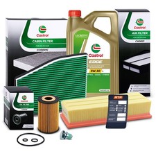 CASTROL FILTERS INSPEKTIONSPAKET FÜR AUDI A3 SEAT SKODA VW GOLF 5 6 1.6 2.0 TDI