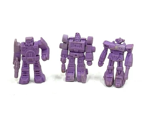 Vintage 1987 G1 TRANSFORMERS DECOYS LOT PURPLE FIGURES #42, 43, 51 HASBRO!!