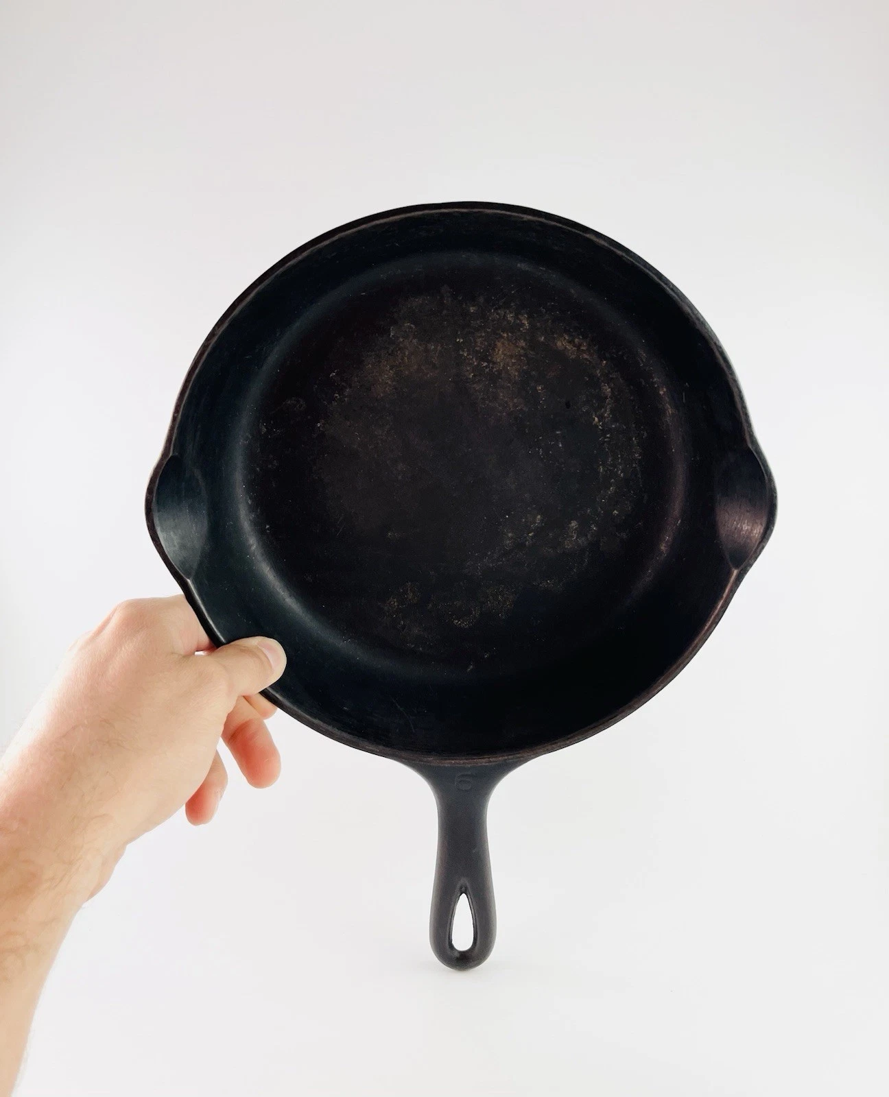 Vintage #6 Wagner Ware Sidney -O- 9” Cast Iron Skillet 1056H