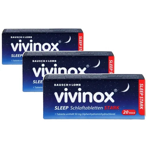 DR. GERHARD MANN CHEM.-PHARM.FABRIK GMBH Vivinox Sleep Schlaftabletten Stark 3 St