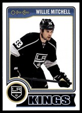 2014-15 O-Pee-Chee #177 Willie Mitchell Los Angeles Kings Hockey Card