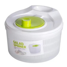 Large Salad Spinner Vegetable Washer Dryer 5L Lettuce Drainer UK