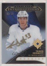 2018 Ultimate Collection Introductions Onyx Black 3/10 Travis Dermott Auto 0tv6