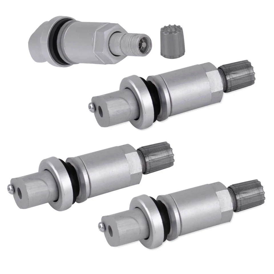 Kit de reparación de vástago de válvula sensor de presión de neumáticos 4xTPMS apto para Peugeot 407 407SW Foto 2 de 4