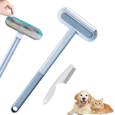 4-In-1 Pet Hair Removal Tool, Carpet Hair Removal Tool with Comb Pet Hair Remove