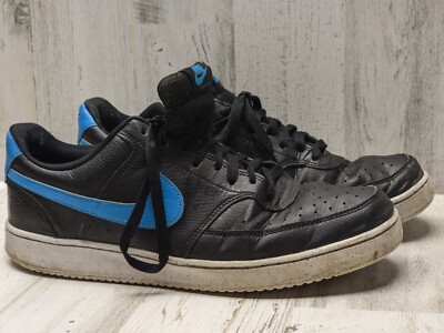 Nike Court Vision Low NN Black Blue Mens Size 12 DH2987-005 BRAND NEW Nike Court Vision Low NN Black/Laser Blue Mens Lifestyle  main image 3