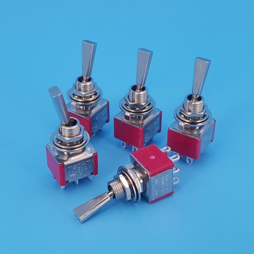 Sourcingmap® AC 125 V 6 A 2 Posizioni 6PINS Dpdt On-off Micro Mini Interruttore A Levetta 4 Pz - Foto 9