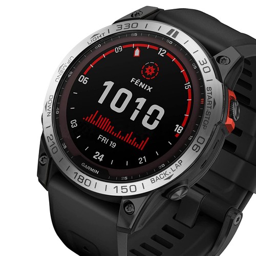 For Garmin Fenix 7 7X Watch Bezel Protector Cover Frame Metal Bezel Ring Case - Picture 5 of 13