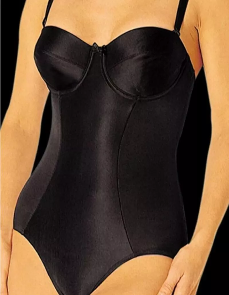 Miraclesuit Women's Black Strapless Bodybriefer Style 2662