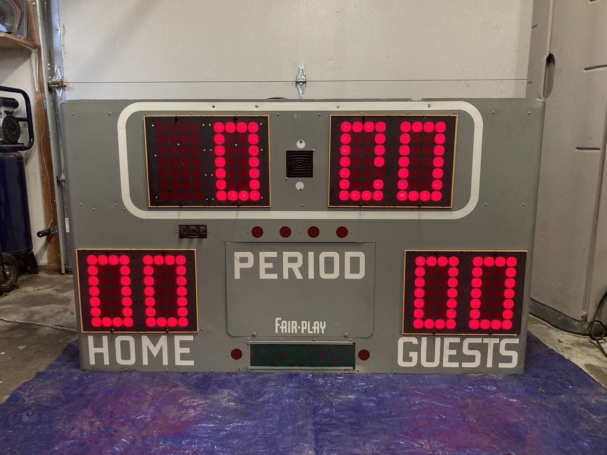 Vintage 1960s Fair-Play Gymnasium Scoreboard | eBay