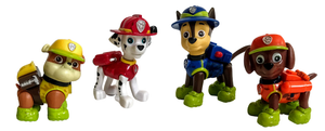 paw patrol plastic figures
