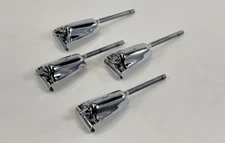 Gretsch Bass Drum Claws and Tension Rods - Chrome (4 Sets)
