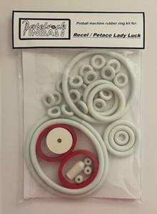 Kit Complet De Rechange Pour Flipper Lady Luck Williams – Élastiques, Billes, Ampoules