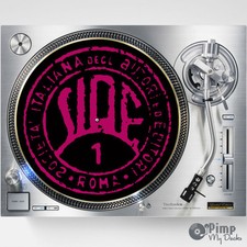 SIAE STAMP / S.I.A.E. / ITALO / ITALIAN STAMP DJ SLIPMATS / SLIP MATS x 2