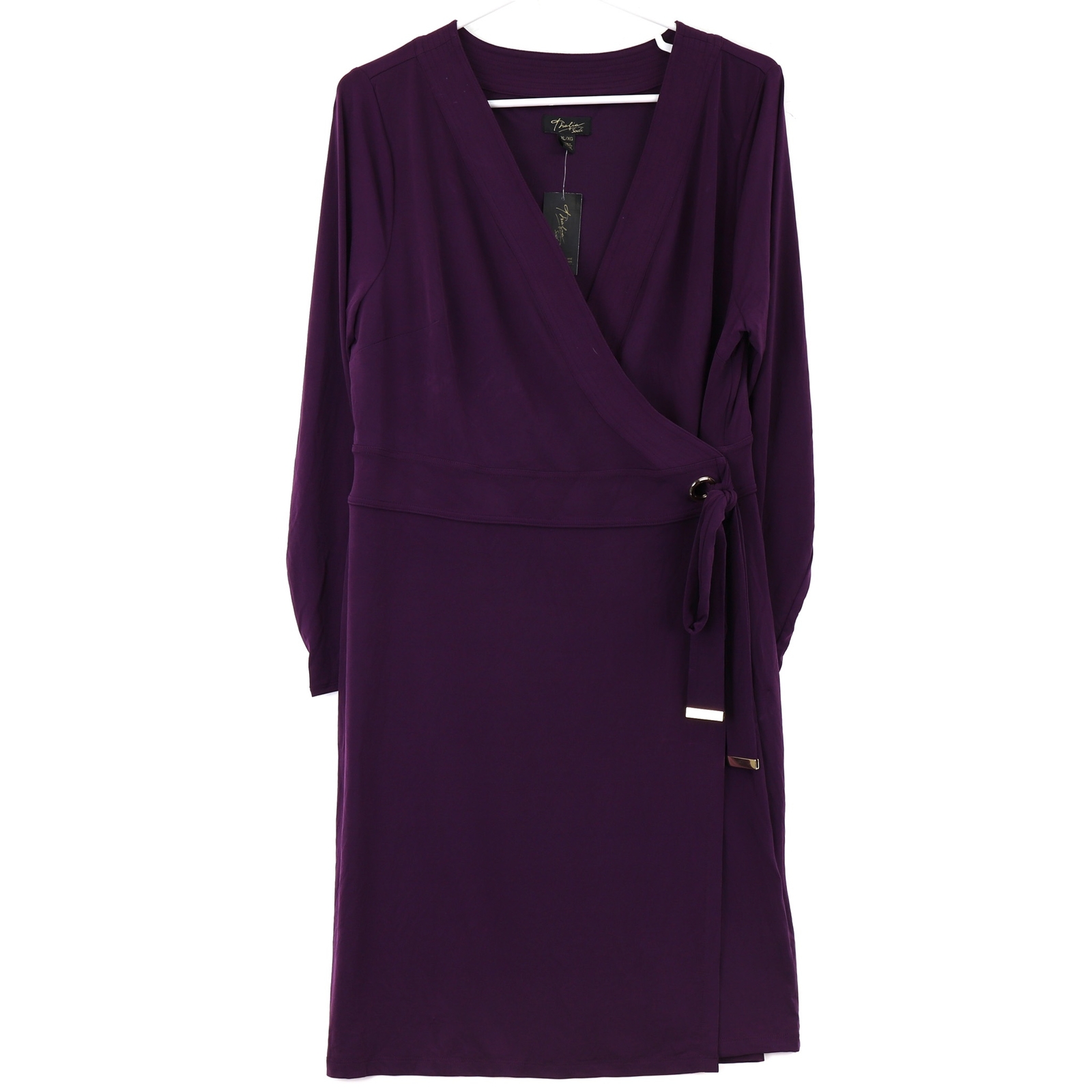 Thalia Sodi Women's Grommet Wrap Dress 89, XLarge, Wicked Purple eBay