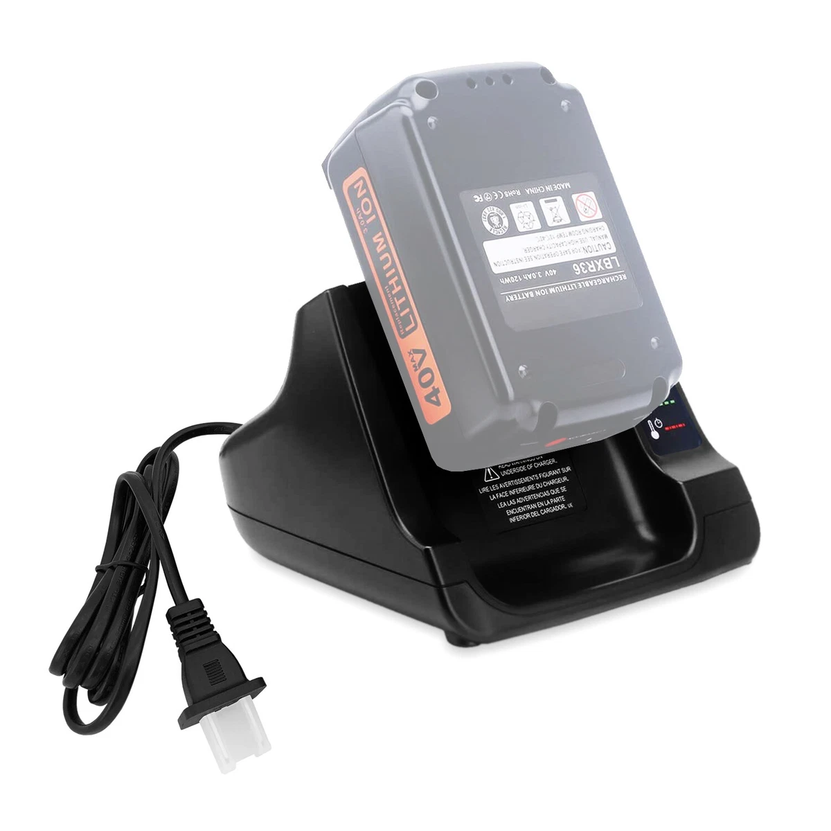 40V MAX Battery Fast Charger LCS36 LCS40 For Black & Decker 36V 40V lithium  ion