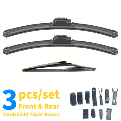 kisor 26''20''12'' Windshield Wiper Blades Fit for 2020 BMW X7, 3pcs